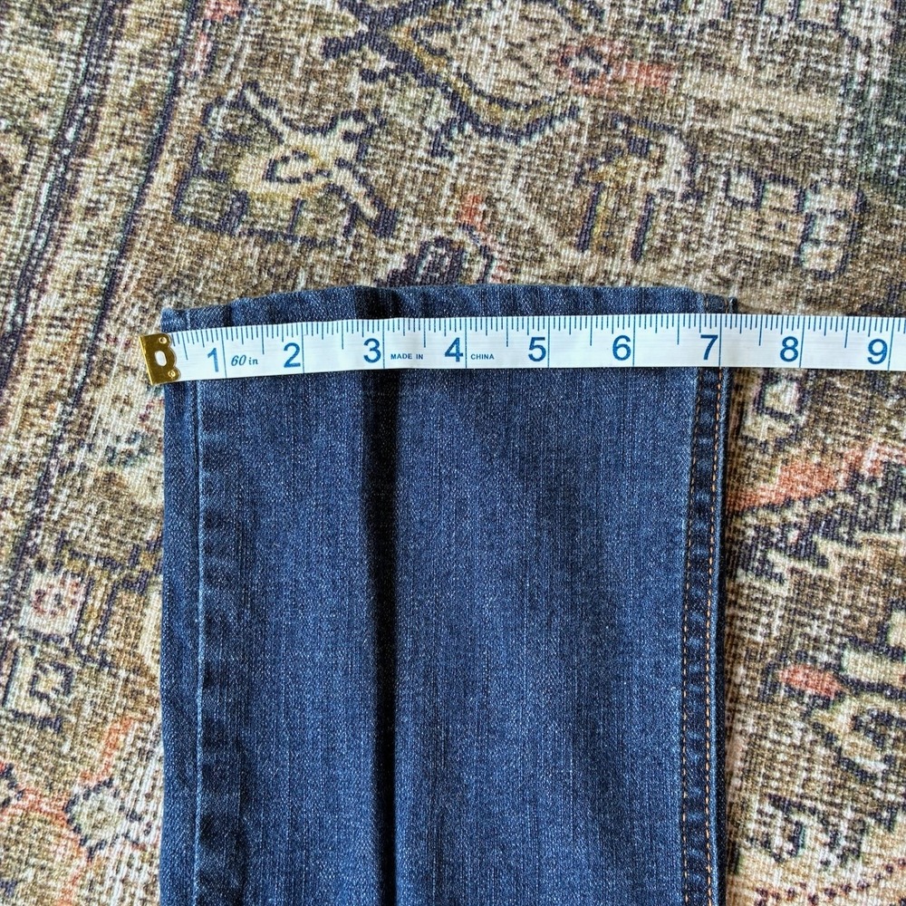 Hollister Tailored Skinny Jeans Dark Wash Y2K Low Rise Size 3L W26 x L35 Hemmed - Picture 9 of 15